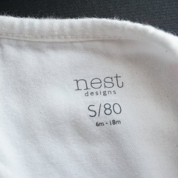 Nest Designs Bamboo Muslin Strawberry Floral Print Sleep Sack White Sz S 6-18m - Picture 6 of 9